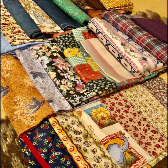 Joanns Fabrics Other Bundle Of Fabrics Huge Variety Poshmark